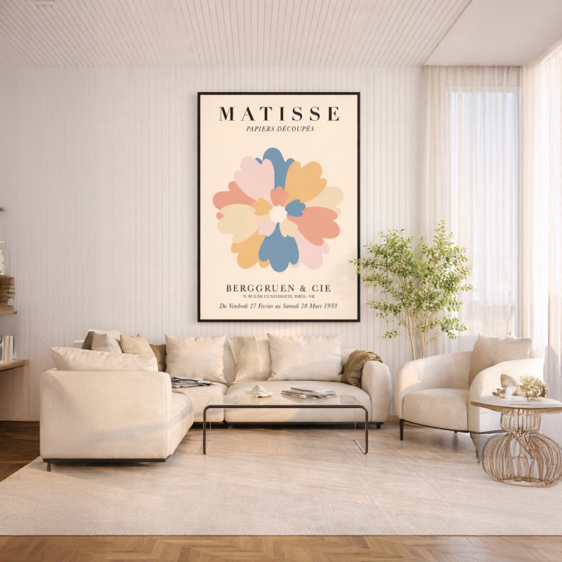 Quadro Canvas - Henri Matisse - Papel Découpés - Flor