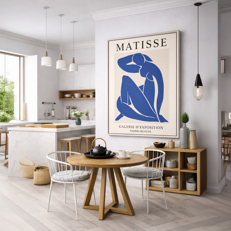 Quadro Canvas - Henri Matisse - Papel Découpés