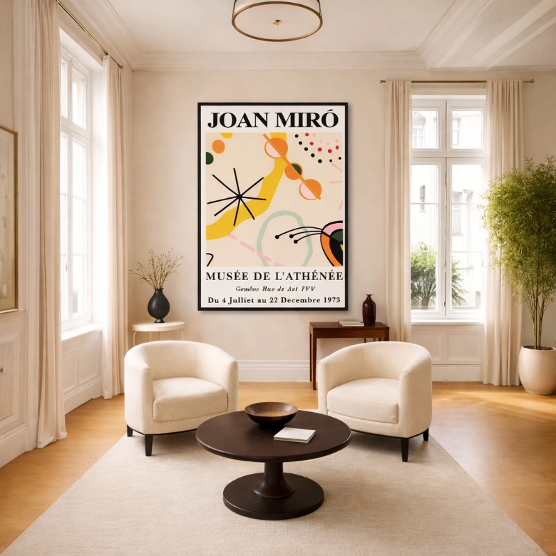 Quadro Canvas -Joan Miro - Elements Poster
