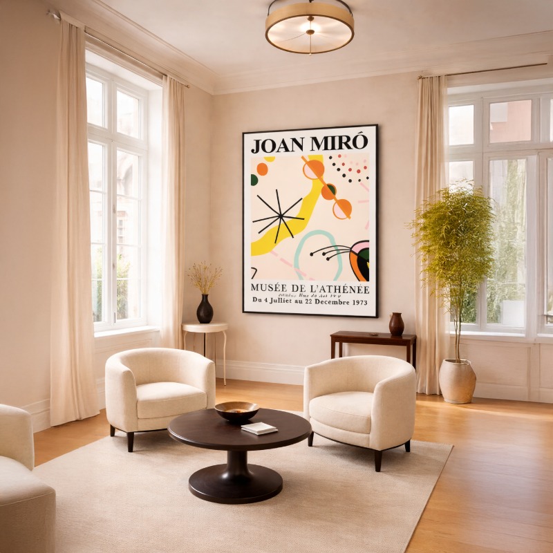Quadro Canvas -Joan Miro - Elements Poster