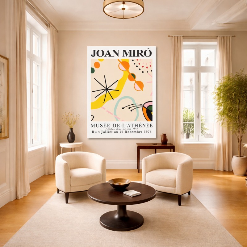 Quadro Canvas -Joan Miro - Elements Poster