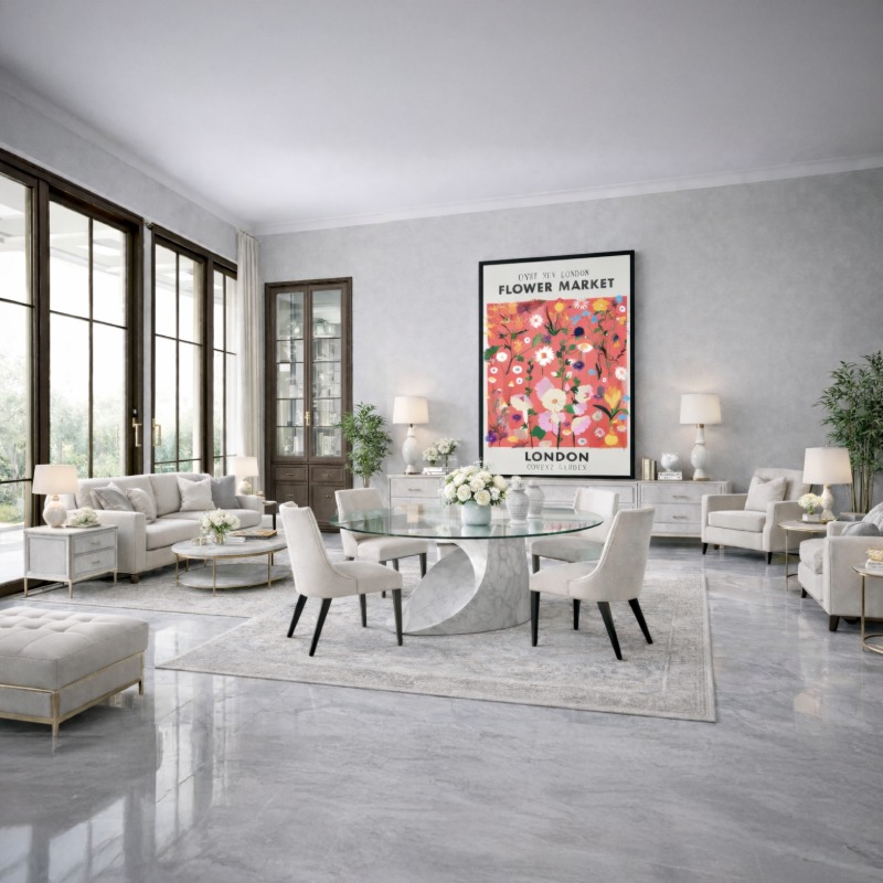 Quadro Canvas - New London Flower Market