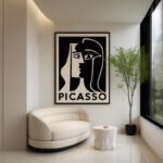 Quadro Canvas - Picasso - Preto No Branco