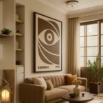 Quadro Canvas - Vintage Brown Bauhaus