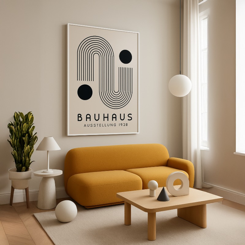 Quadro Canvas Bauhaus - Ausstellung 1923 - Imagem 4