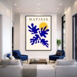 Quadro Canvas Blue Modern Sunset de Matisse