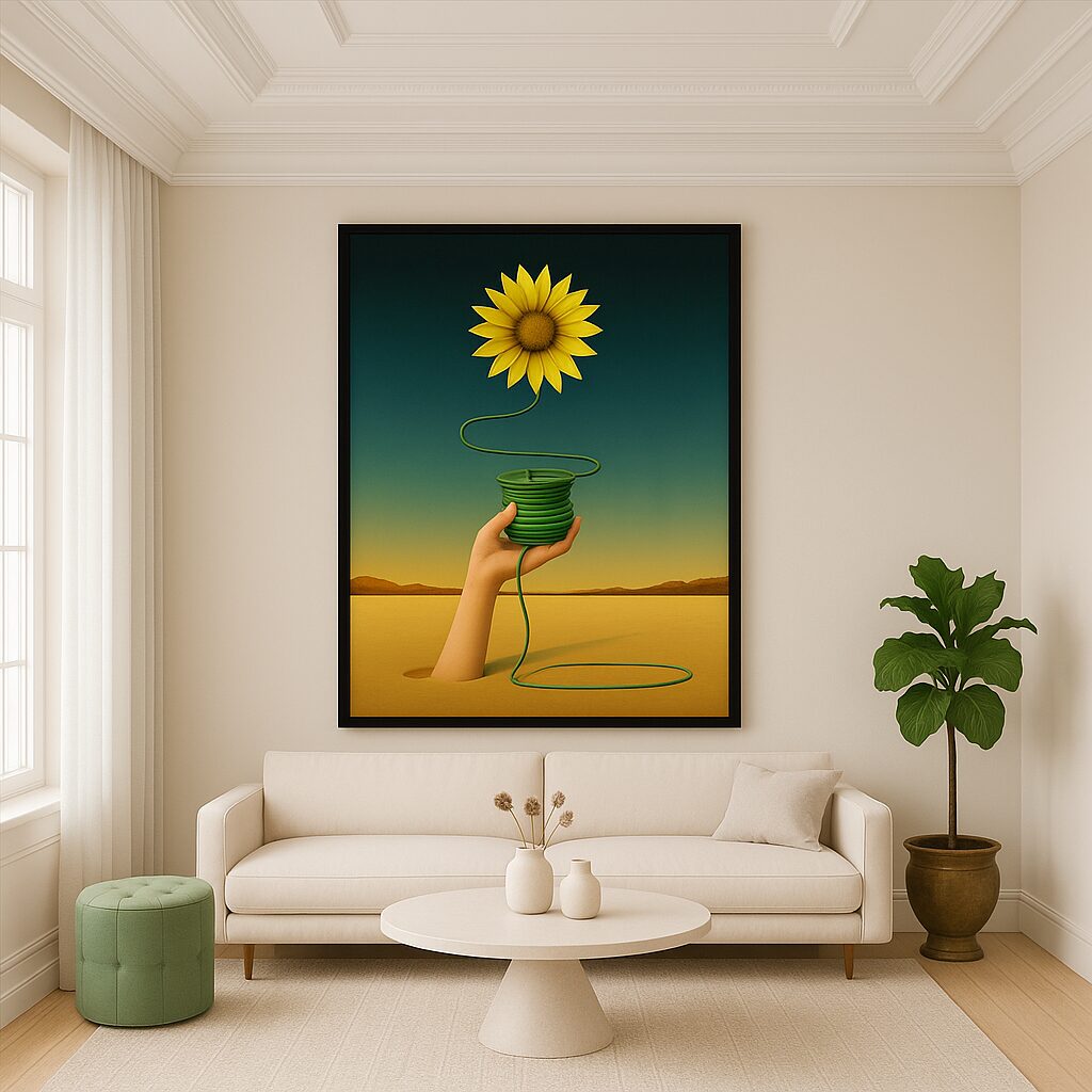 Quadro Canvas Dalí - Margarida - Imagem 3