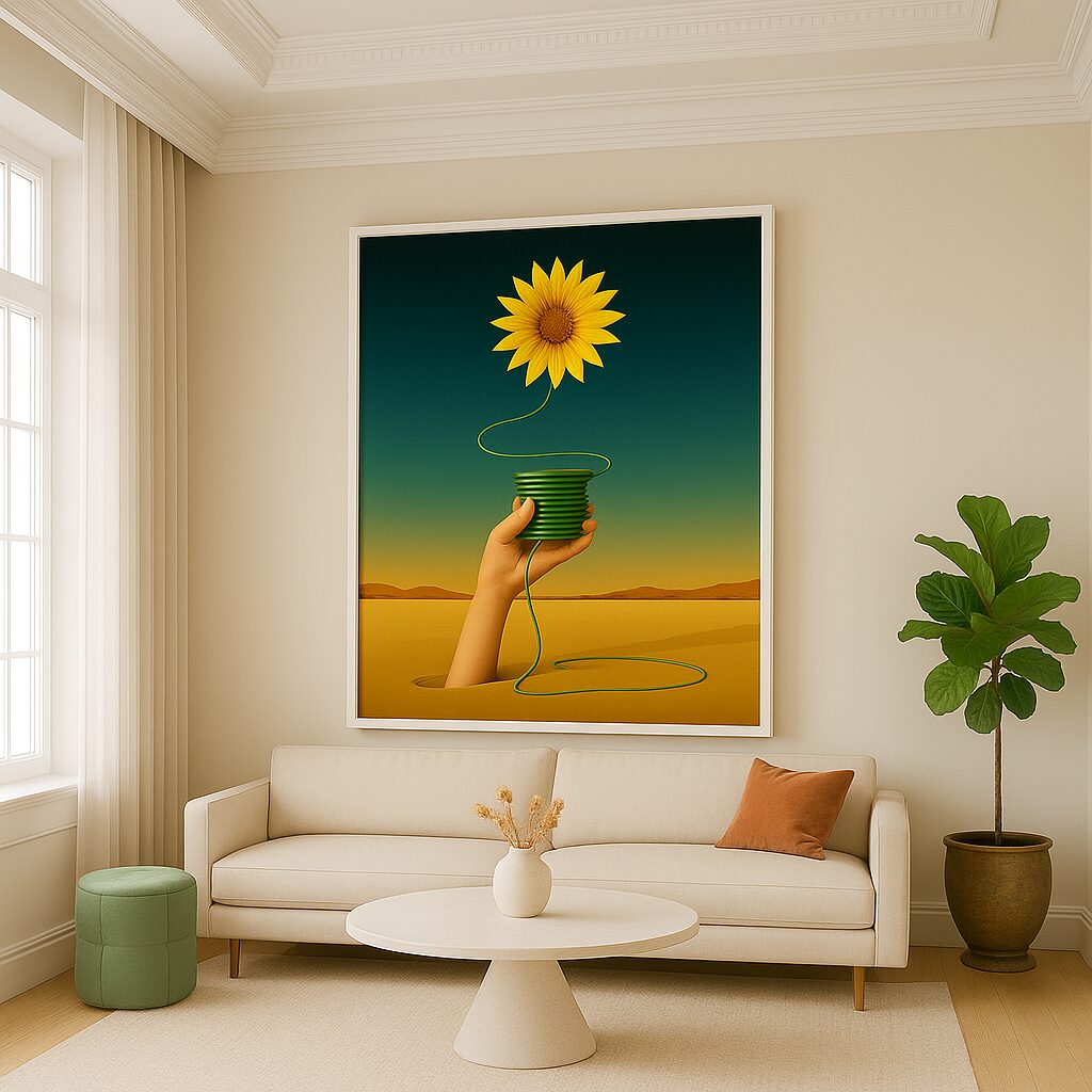 Quadro Canvas Dalí - Margarida - Imagem 4