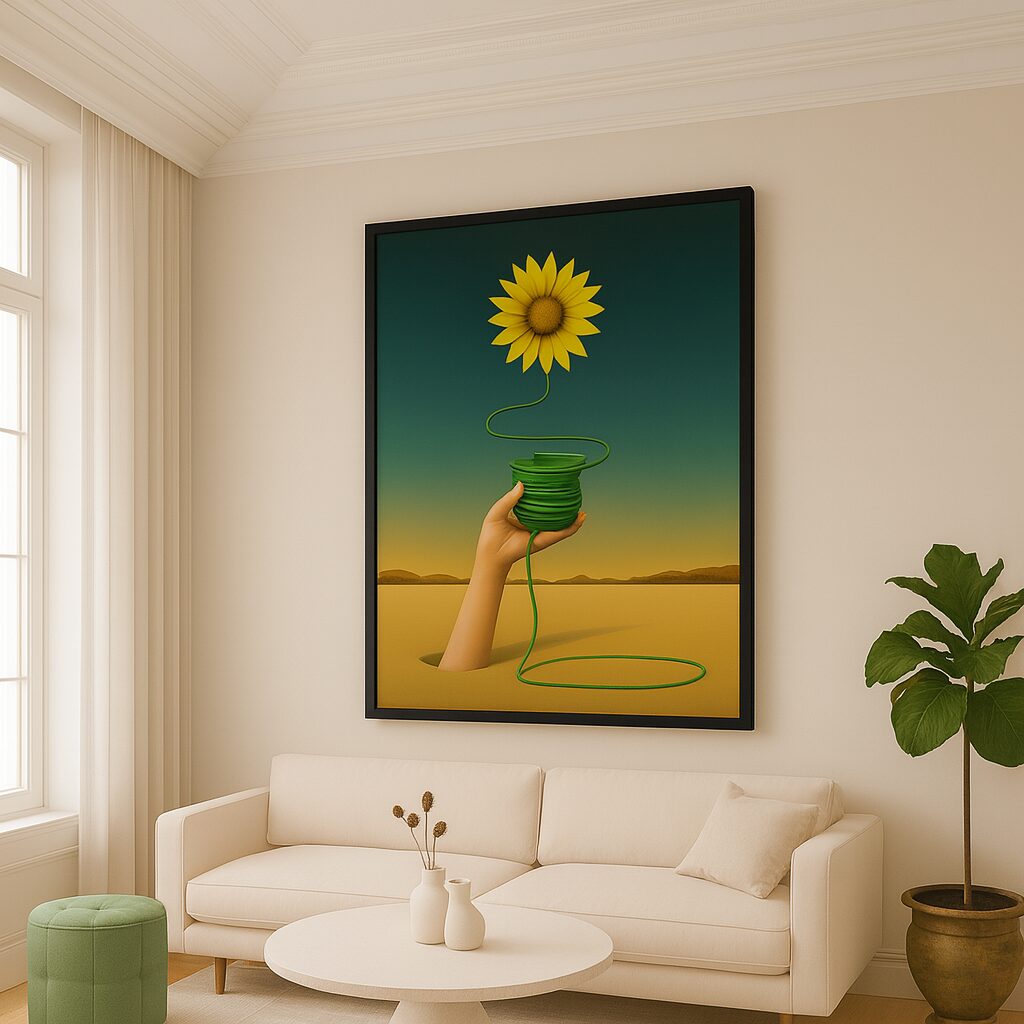 Quadro Canvas Dalí - Margarida