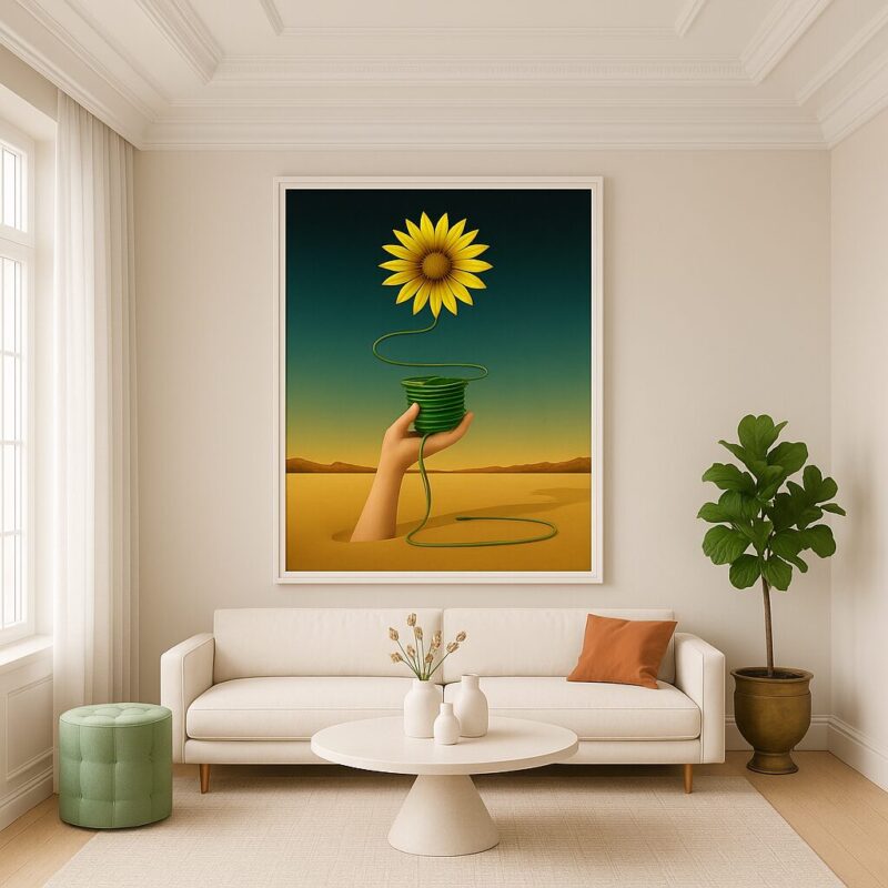 Quadro Canvas Dalí - Margarida