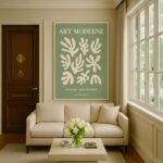 Quadro Canvas Henri Matisse - Fundo Verde - Sálvia