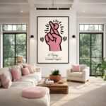 Quadro Canvas Keith Haring - Crossed Fingers