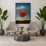 Quadro Canvas La Rosa Meditativa