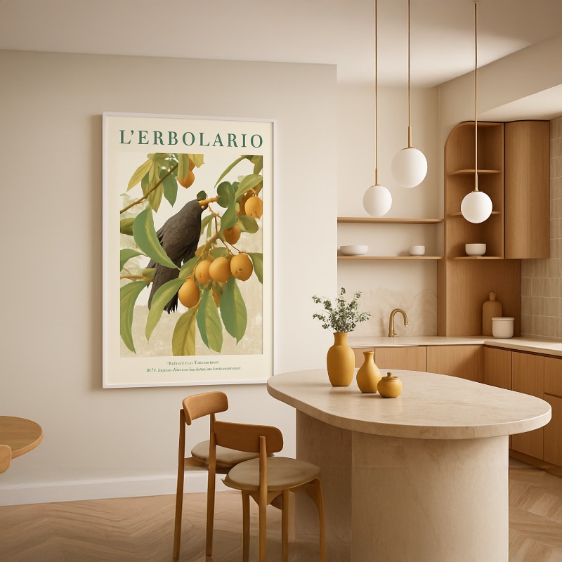 Quadro Canvas Lerbolario Melo Selvatico - Imagem 4