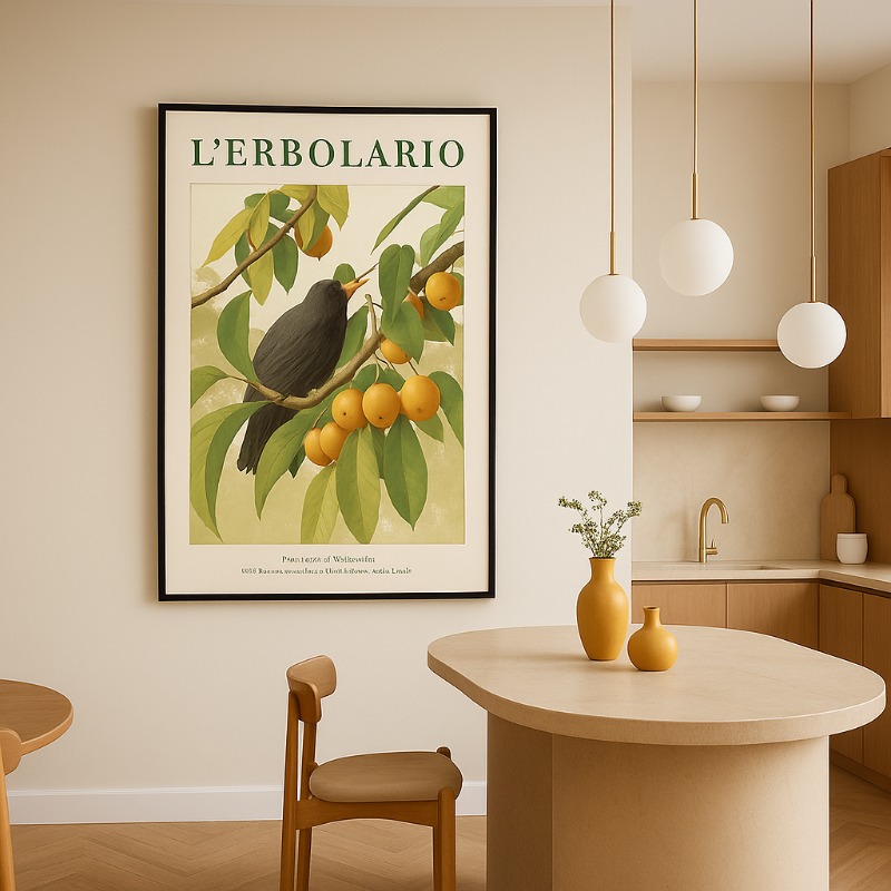Quadro Canvas Lerbolario Melo Selvatico
