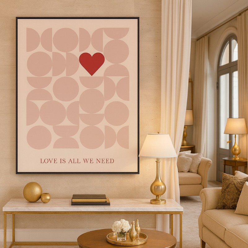 Quadro Canvas Love Is All We Need - Imagem 3
