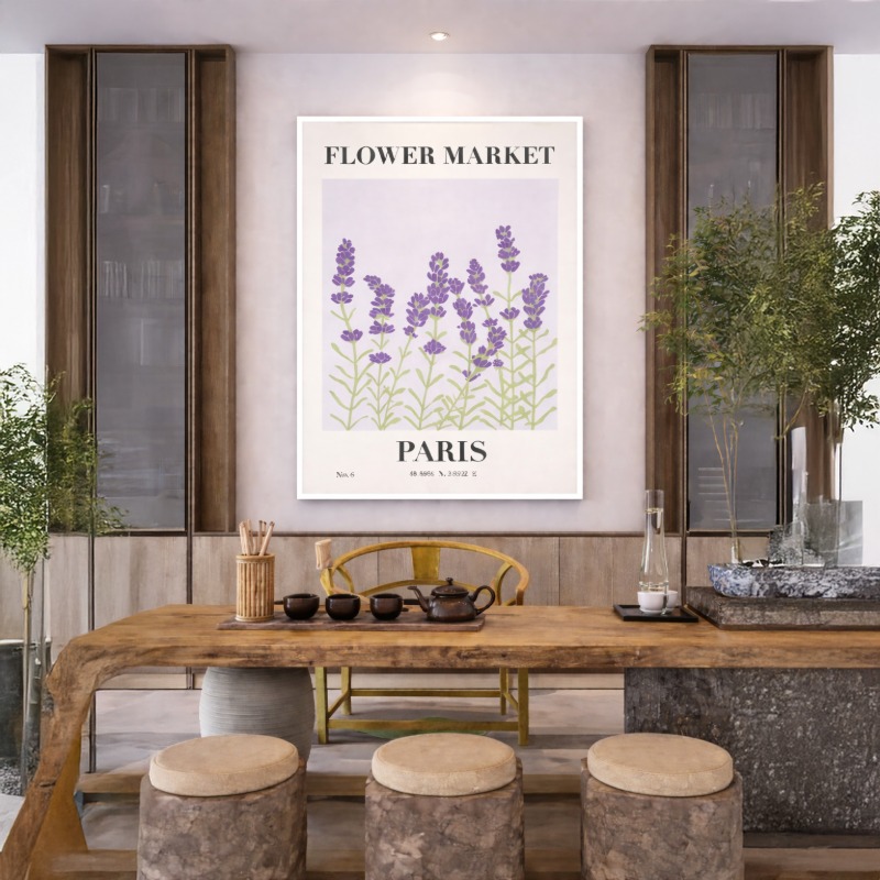 Quadro Canvas Paris Flower Market