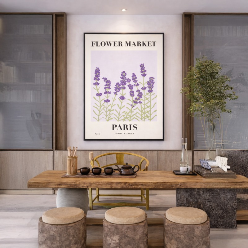 Quadro Canvas Paris Flower Market