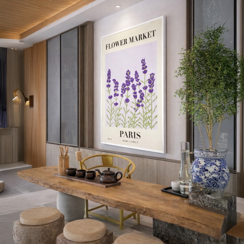 Quadro Canvas Paris Flower Market
