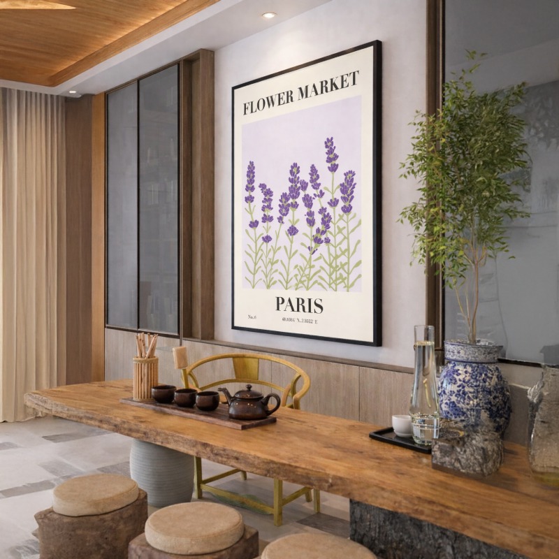 Quadro Canvas Paris Flower Market