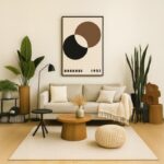 Quadro Canvas Vintage Brown Bauhaus