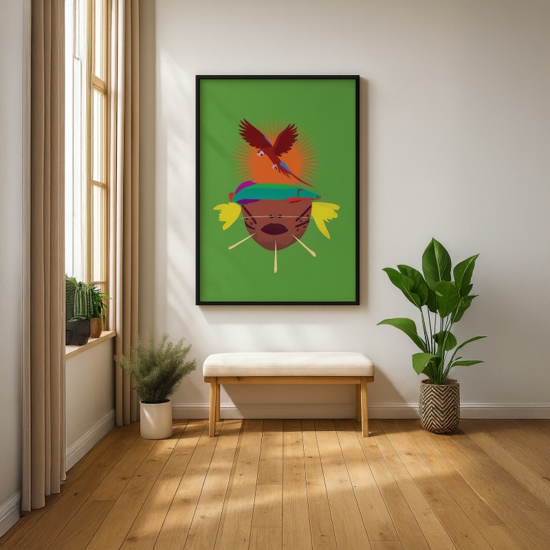 Quadro Canvas Yanomami - Seres Humanos - Imagem 3