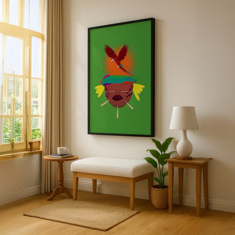 Quadro Canvas Yanomami - Seres Humanos