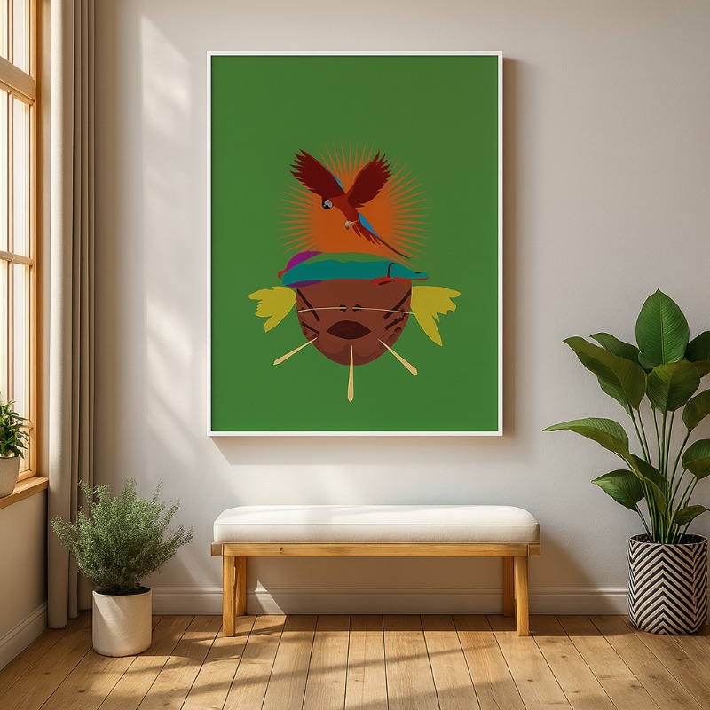 Quadro Canvas Yanomami - Seres Humanos