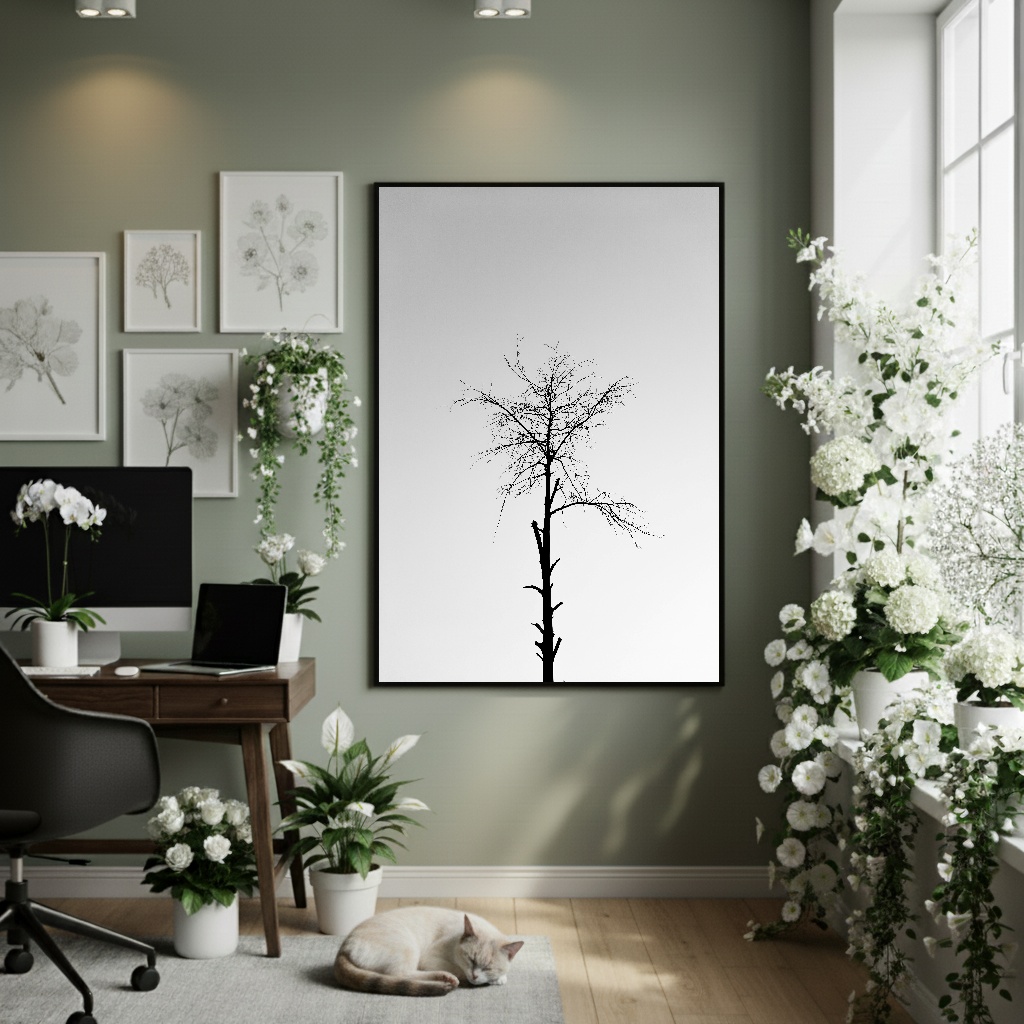 Quadro Decorativo Alma De Árvore - 70x50cm