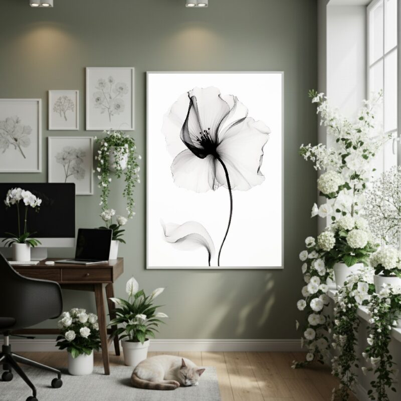 Quadro Decorativo Alma De Flor - 70x50cm