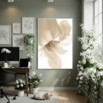 Quadro Decorativo Alvorada Branca - 70x50cm