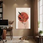 Quadro Decorativo Arcos Ramos - 70x50cm
