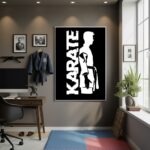 Quadro Decorativo Arte Karatê - 70x50 cm