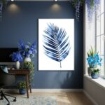 Quadro Decorativo Beleza Azul - 70x50cm