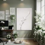Quadro Decorativo Beleza Pálida - 70x50cm