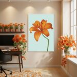 Quadro Decorativo Calor Nectarina - 70x50cm