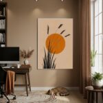 Quadro Decorativo Capim Ao Sol - 70x50cm