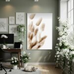 Quadro Decorativo Capim Fofo - 70x50cm