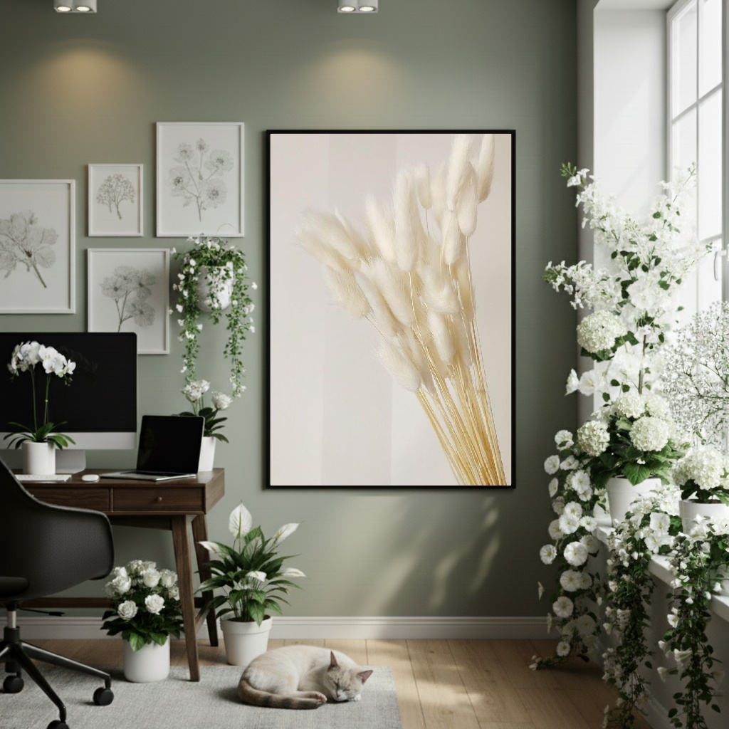 Quadro Decorativo Capim Macio - 70x50cm
