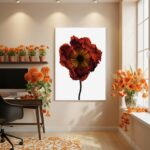Quadro Decorativo Chama Do Jardim - 70x50cm
