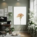 Quadro Decorativo Cravo Flor Dos Deuses - 70x50cm