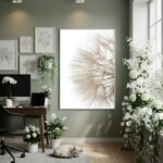 Quadro Decorativo Dente De Leão - 70x50cm