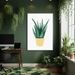 Quadro Decorativo Espada De São Jorge - 70x50cm