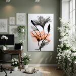 Quadro Decorativo Essência De Flor - 70x50cm