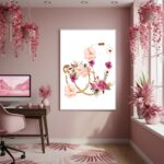 Quadro Decorativo Esteto Floral - 70x50cm