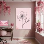 Quadro Decorativo Flor Brisa - 70x50cm