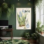 Quadro Decorativo Floral Clássico - 70x50cm