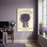 Quadro Decorativo Lavanda Branda - 70x50cm