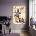 Quadro Decorativo Lavanda Despertar - 70x50cm