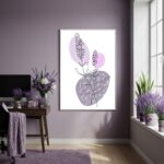 Quadro Decorativo Lavanda Essência - 70x50cm